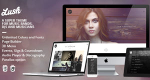 Lush – Musikband & Musiker WordPress Template