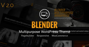 Blender WordPress Portfolio Thema