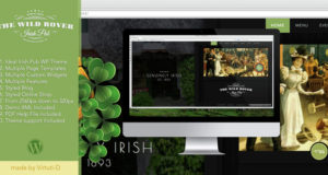 Das Wild Rover-WP-Thema für Irish Pubs