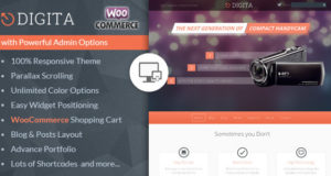 Digita - WooCommerce Parallax Thema