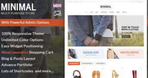 Minimale Mehrzweck - WooCommerce Layout