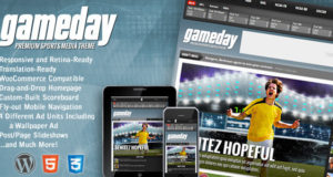 Spieltag - WordPress Sports Media Vorlage