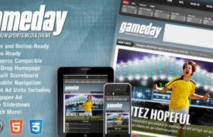 Spieltag – WordPress Sports Media Vorlage