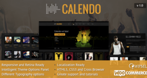 Responsives WordPress Template von Calendo