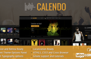 Responsives WordPress Template von Calendo