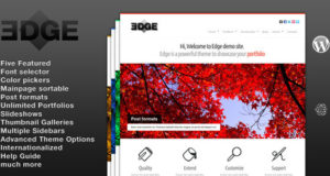 Edge WordPress Portfolio Thema