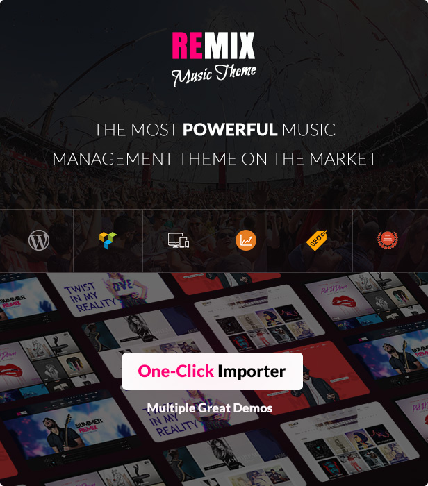 Remix Musik WP Thema