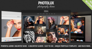 Photolux – Fotoportfolio WordPress Layout