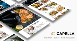 Restaurant WordPress | Capella für Restaurant