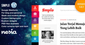 Simplo - Responsive WordPress Blog / Persönlich