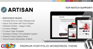 WP Artisan Responsive Portfolio Thema