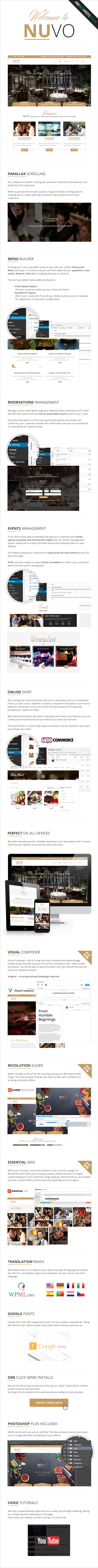 Restaurant WordPress Layout