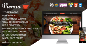 WIEN – Responsives WordPress Restaurant Template