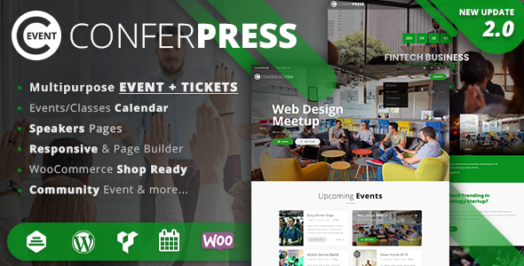 Wordpress Event Tickets Thema