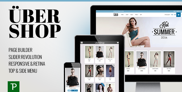 UberShop – Responsives flaches WooCommerce Layout