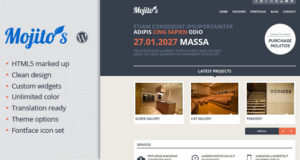 Mojitos Kreatives Portfolio WordPress Layout