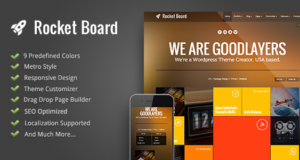 Rocket Board – Metro WordPress Layout