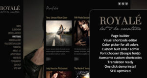 Royale 'Creative WordPress Vorlage