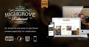 HG Restaurant – Responsives WordPress Layout