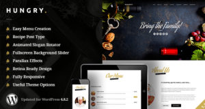 Hungrig | Ein WordPress One Page Restaurant Thema