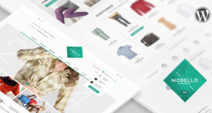 Modell- Responsive eCommerce WordPress Vorlage