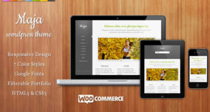 Maja – Responsives WordPress Template