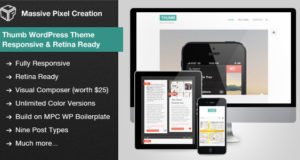 Thumb WordPress Template – Responsive & Retina bereit