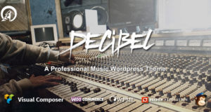 Decibel – Professionelles Musik-WordPress-Vorlage