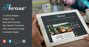 Phrase – Responsives WordPress Blog Template
