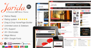 Jarida – Responsive WordPress Nachrichten, Magazin, Blog