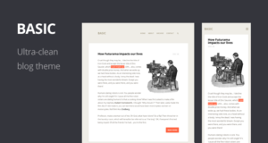 Basic – Ultra-sauber Responsive WordPress Layout