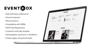 Eventbox – Club / Workshop / Party WordPress Layout