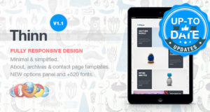 Thinn – Persönliches WordPress Template