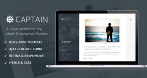 Kapitän – ein mutiges & belebendes WordPress Vorlage