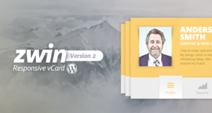 Zwin – Responsives vCard WordPress Layout