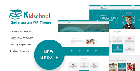 Kidswool - Kinder & Kindergarten Schule WordPress Vorlage