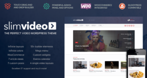 Slimvideo – Video WordPress Community Vorlage