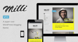Milli Responsives Blog WordPress Template