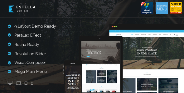 Estella – E-Commerce-Layout-Thema