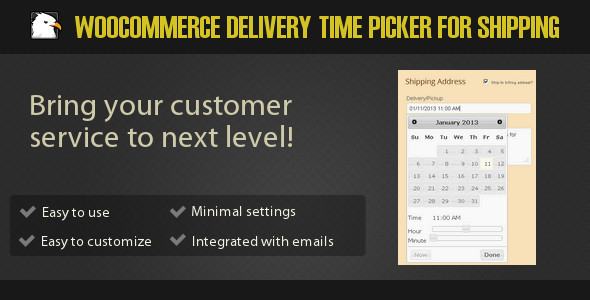 Woocommerce Delivery Time Picker für den Versand