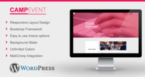 CampEvent – Konferenz, Veranstaltung WordPress Vorlage