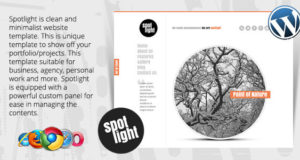 Spotlight – Saubere und minimale WordPress-Vorlage
