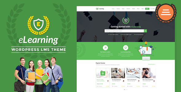LMS WordPress Layout - eLearning WP