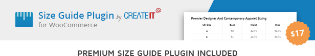 Size Guide Plugin für Woocommerce
