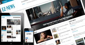 EZ-Nachrichten WordPress Layout