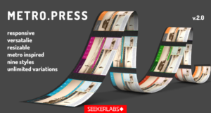 Metro.press – Expressives WordPress Vorlage