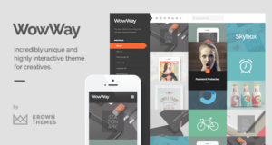 WowWay – Interaktive & Responsive Portfolio Layout