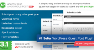 AccessPress Anonymous Post Pro