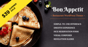 Bon Appetit – Restaurant WordPress Vorlage
