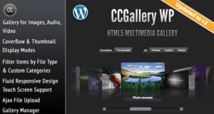 CCGallery WP - Multimedia Galerie WordPress Plugin
